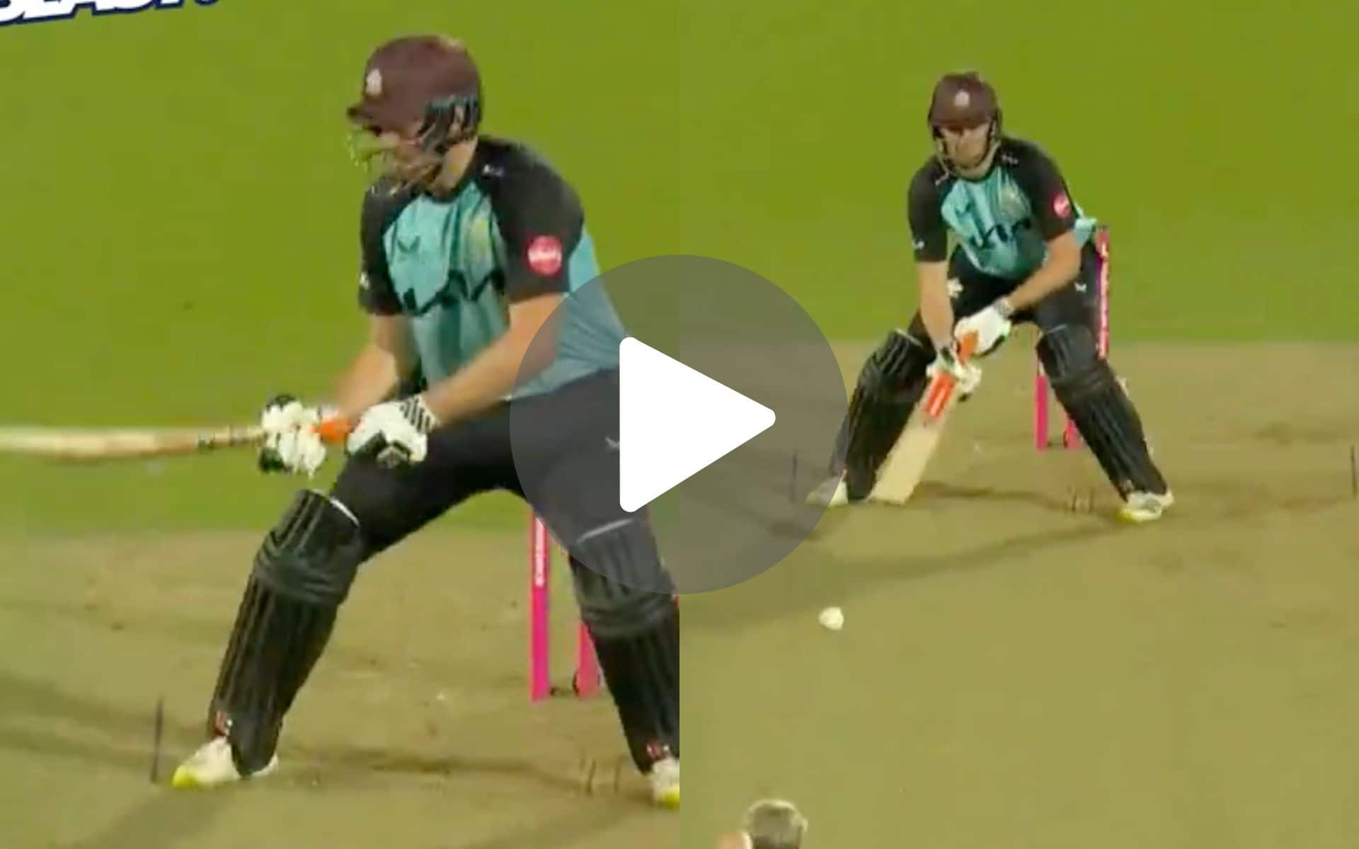 [Watch] Surrey's No 45 Lights Up T20 Blast With An Unbelievable Reverse Scoop